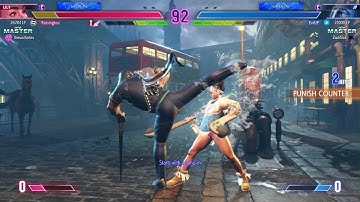 Street Fighter 6 Punish Drive Reversal in Actual match Mike Ross Lily