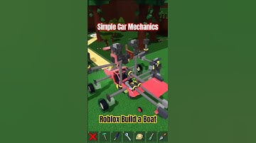 Simple Car Mechanics in Roblox Build a Boat for Treasure by HawkesDad Gaming #roblox #babft