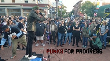 Reverend Aaron at The Berkeley Speak Out Against Ben Shapiro 9-14-17