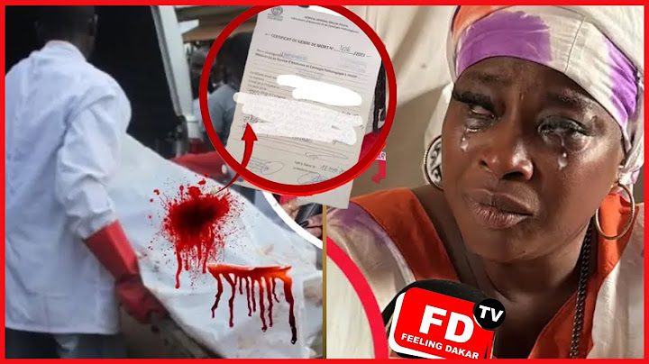 Ndeye Gueye inconsolable sur le décès de Aziz Dabala -Sortie de l’autopsie (Dagne ko diame bamou dèh