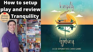 Tranquility. How to setup, play and review. Co-op board game. Relaxing  Boardgamehub * Amass Games *