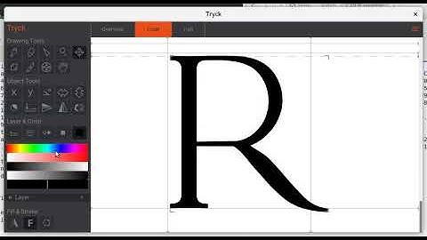 How to create a counter path for a COLR glyph in Birdfont