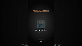 One Tap Calculator | Mobile math game screenshot 1