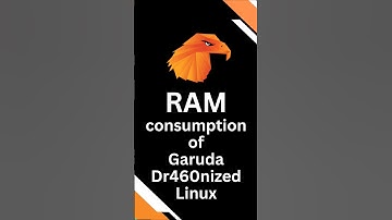 RAM usage of Garuda Dr460nized edition #linux #garuda #ram