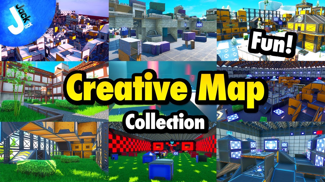 JACKJACKHD's AIM TRAINING Map Collection | Fortnite Creative Mode Maps (map codes)