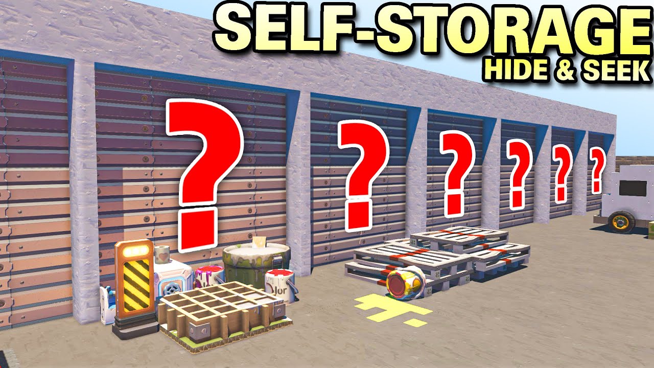 I Put my Friends in SELF-STORAGE For Hide And Seek! (Scrap Mechanic Multiplayer Monday)