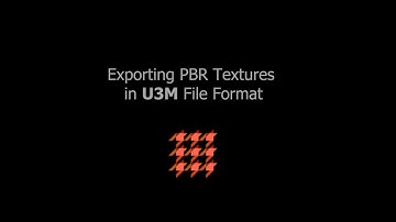 METIS for PBR - U3M file format exporting