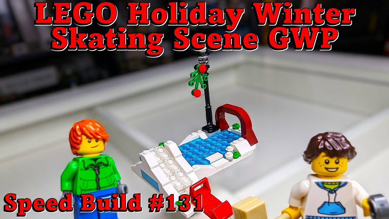 LEGO Holiday Winter Skating Scene GWP - LEGO Speed Build 131