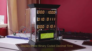 Binary Clock with 7 Segment Displays