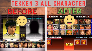 Unlock All Characters In Tekken 3 | Best Working Method | Gameplay
