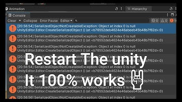 003 SerializedObjectNotCreatableException Error in Unity (Solved) | Serialized Object Not Creatable