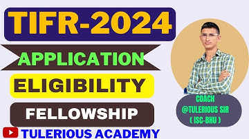 TIFR-2024 | Application form start | Eligibility | Fellowship | For PhD and Integrated PhD | #tifr