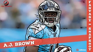 Fantasy Football 2020 - A.J. Brown Fantasy Snapshot