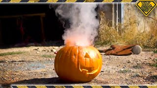 Carve a Perfect Pumpkin In One Second With SCIENCE