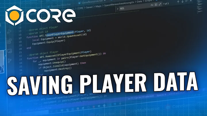 Core Academy: Saving Player Data