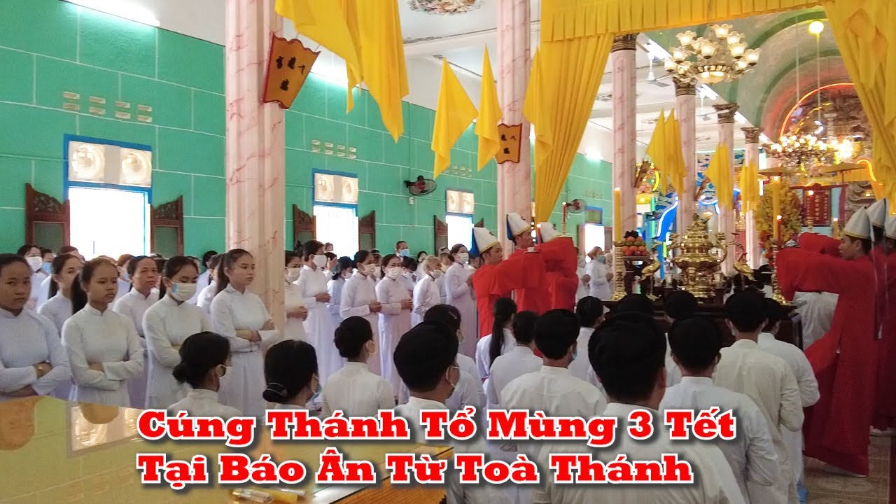 CÚNG THÁNH TỔ MÙNG 3 TẾT TẠI BÁO ÂN TỪ TOÀ THÁNH