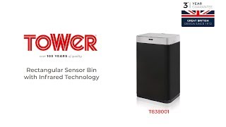 Tower Rectangular Sensor Bin with Infrared Technology