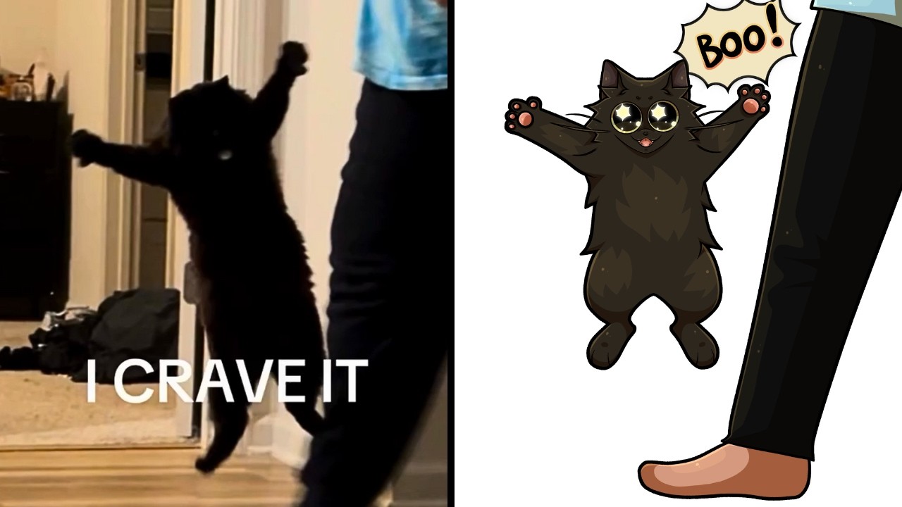 Он постоянно пытается меня напугать.