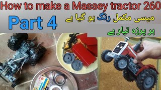 How to make rc tractor at home massey 260 #Part 4 #TechnicalSaghir #YoutubeVideo