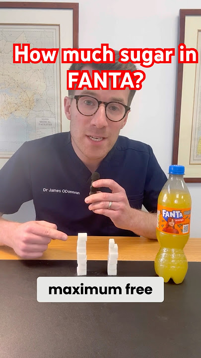 How much sugar in a bottle of Fanta? #shorts