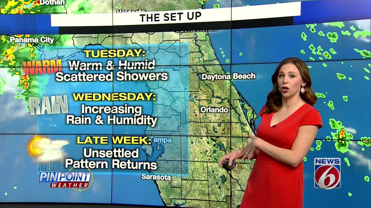 Rain chances start to ramp up in Central Florida - YouTube