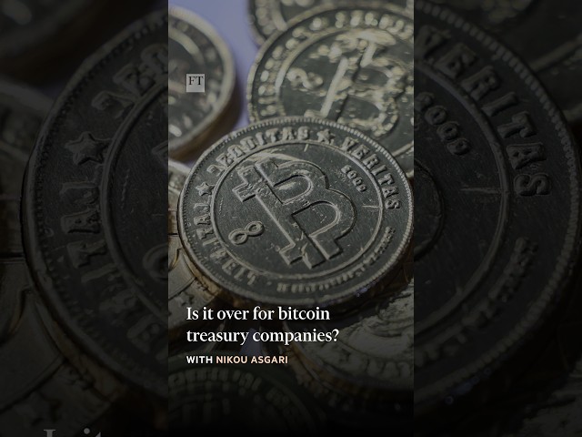 Is it over for bitcoin treasury companies? | FT #shorts