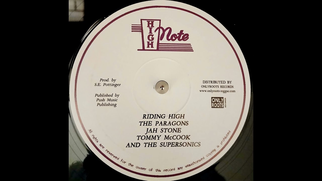 THE PARAGONS, JAH STONE, TOMMY MC COOK & THE SUPERSONICS - Riding