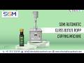 Semi Automatic ROPP Capping Machine for 32mm Aluminum Cap and oil Glass Bottle
