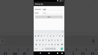 SharingApp Contacts submission