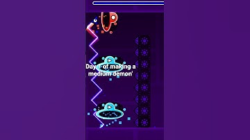 Day 1 of Making a Medium Demon in Geometry Dash #geometrydash #geometrydashmobile #gd #gdmobile
