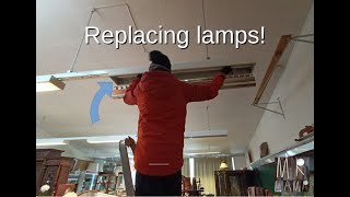 Replacing fluorescent tubes! - small vlog (27.1.2024)