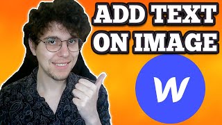How To Add Text On Image In Webflow