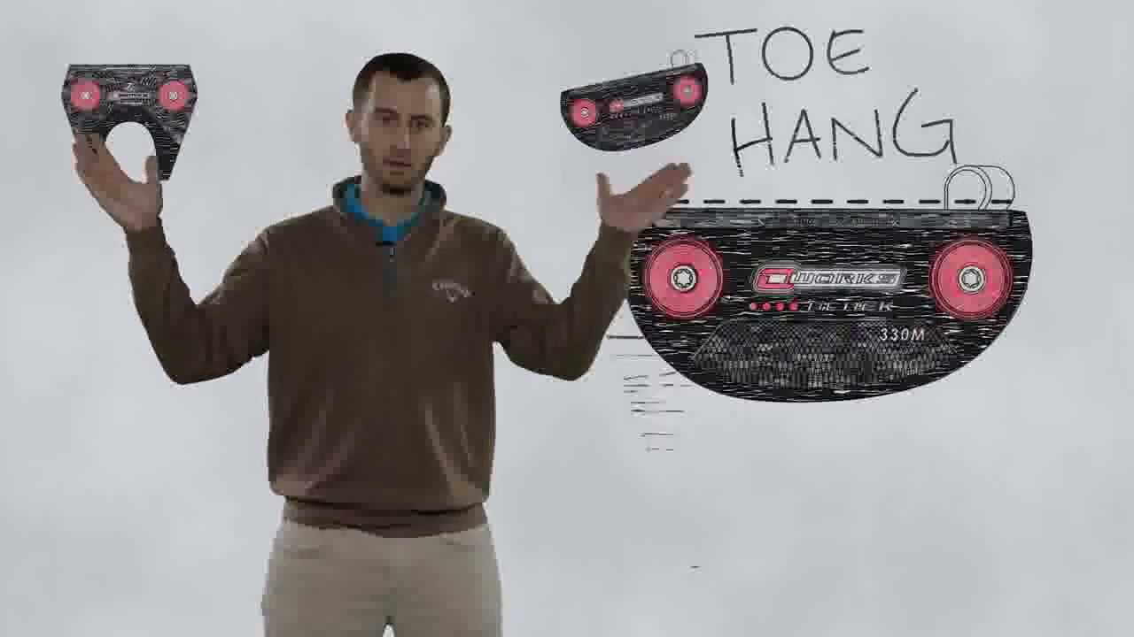 Toe Hang vs. Face Balanced Putters - Odyssey Whiteboard - YouTube