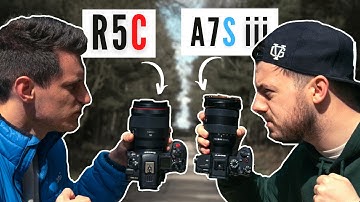 Canon R5C vs Sony A7siii Video COMPARISON FOOTAGE