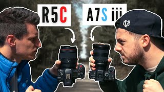Canon R5C vs Sony A7siii Video COMPARISON FOOTAGE