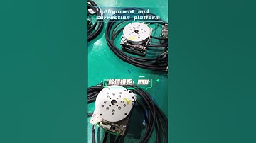 Small three-axis alignment and correction platform.  #semiconductor  #dd #automation  #correction