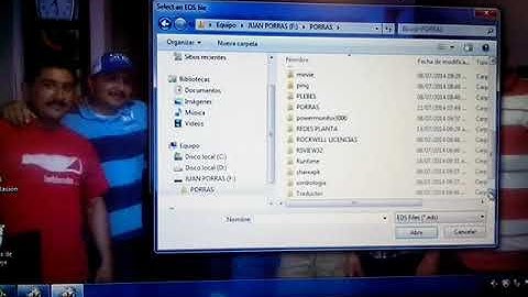 PowerFlex 753 cargar EDS en Rslinx
