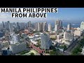 Manila, Philippines. 360 degrees Vue of Manila from the 47th floor Torre de Manila's Deck.