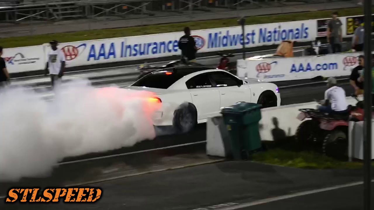 Redeye Vs Hellcat Charger with Demon Injectors YouTube