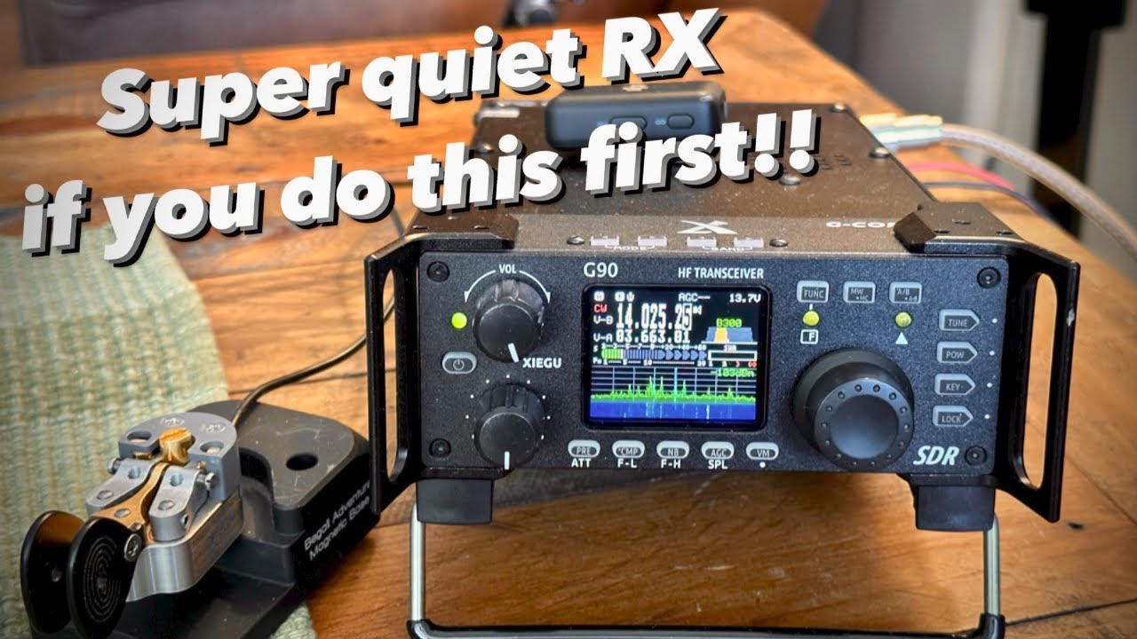 Xiegu G90 Super quiet CW (and SSB) rig YouTube