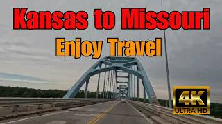 4K Drive: Leavenworth KS to Platte City MO | Scenic Midwest Road Trip | Travel Video USA