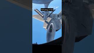 Satisfying F-22 Refueling ✈️ #Aviation #defence #shortvideo #shorts