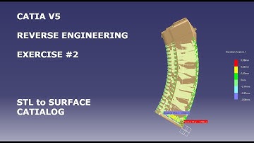 CATIAV5 REVERSE ENGINEERING EXERCISE#2 (You can download and apply the stl file from the link below)