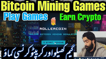 Earn Crypto Coins by Playing Games | RollerCoin crypto Mining Games | Free Bitcoin mining game