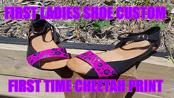 Custom Woman Cheetah Shoes