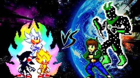 Sonic Chaos V4 JVL OP (all form) VS Ben 10 Ultimate Alien V2 OP (all form) in Jump Force Mugen