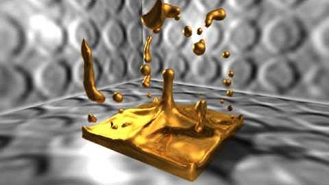 Liquid Gold - Blender Fluid Simulation