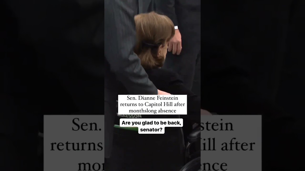 Sen. Dianne Feinstein told to 'just say aye' in awkward Senate ...