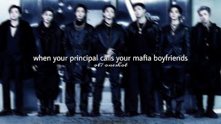 𝐎𝐓7 𝐨𝐧𝐞𝐬𝐡𝐨𝐭 - When your principal calls your MAFIA BOYFRIENDS #btsff