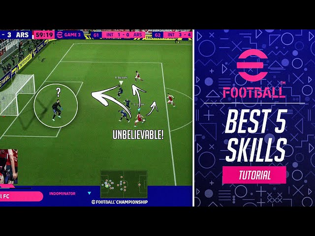 eFootball™ 2023 | THE ONLY 5 SKILLS YOU NEED TO KNOW (Tutorial) class=